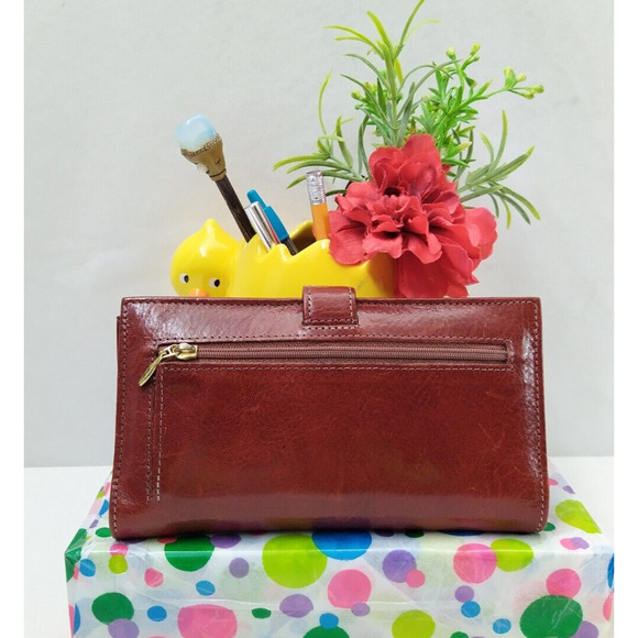 Gary's Leather Credit Card ID Window Bifold Wallet - Made in USA - Vintage - Picture 2 of 14